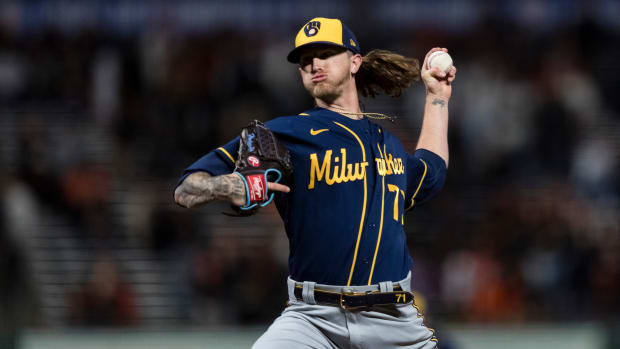 Milwaukee Brewers relief pitcher Josh Hader